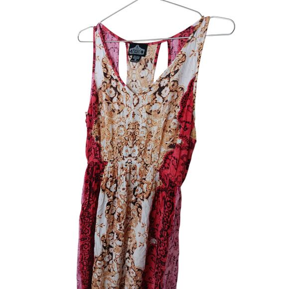 Angie Maxi Dress Womens M Boho Sleeveless Racerback Long Summer Sundress Rayon - Picture 4 of 16